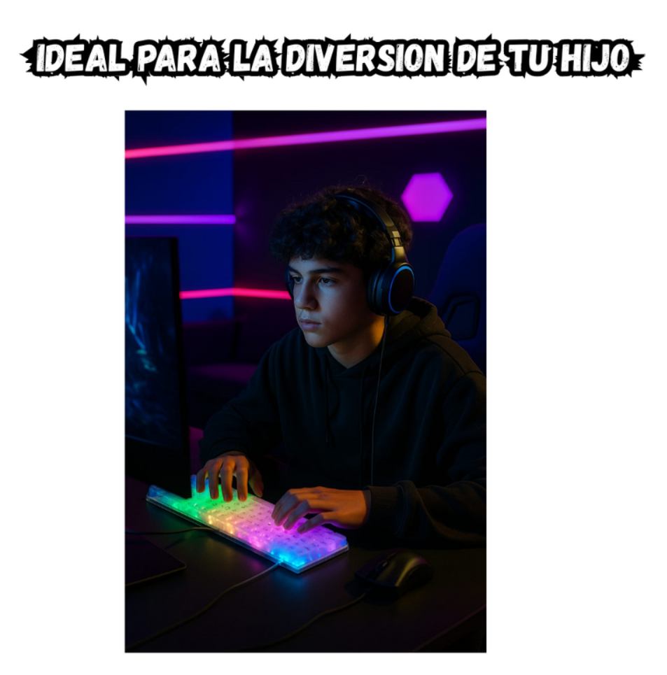 Teclado Mecánico RGB Transparente T20 – Diseño Gamer Profesional