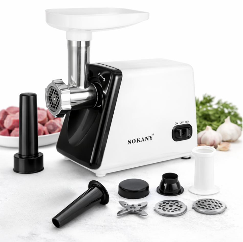 "Molino De Carne Eléctrico 2500w Alta Potencia Acero Inoxidab 110-240 "