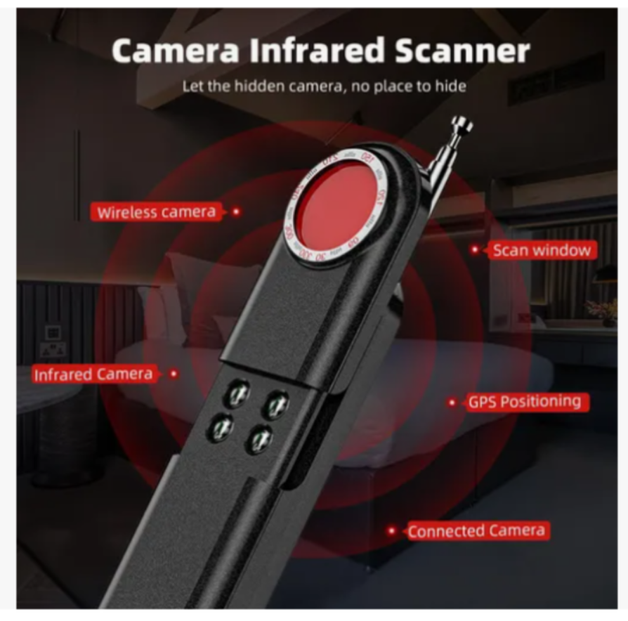 "Detector De Cámara Oculta + Memoria Micro Sd 32 Gb Clase 10 "