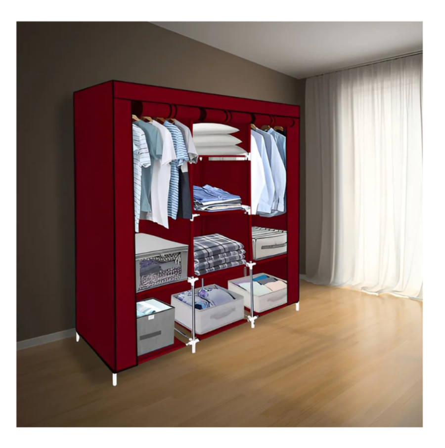 Closet Armable 8 Espacios Organizador Cubre Polvo Tela Portátil