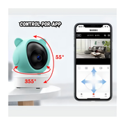 Monitor Vigilancia Para Bebe C14 Wifi Camara Hd