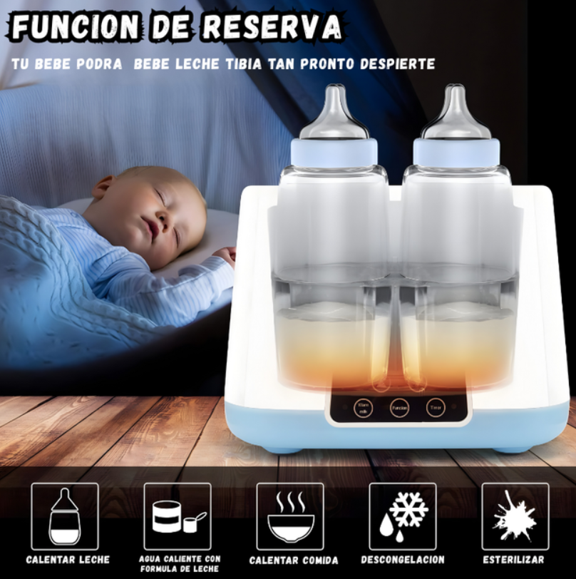 Calentador Esterilizador Multifuncional Para Biberones y Chupos