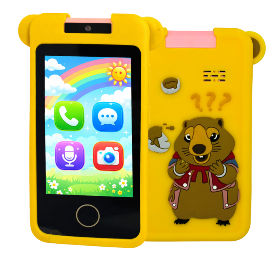 Celular de Juguete para Niños Camara Giratoria Funciones Divertidas
