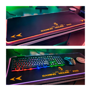 Pad Mouse Gamer Luz Led Rgb Antideslizante S4000 80x30 Cm