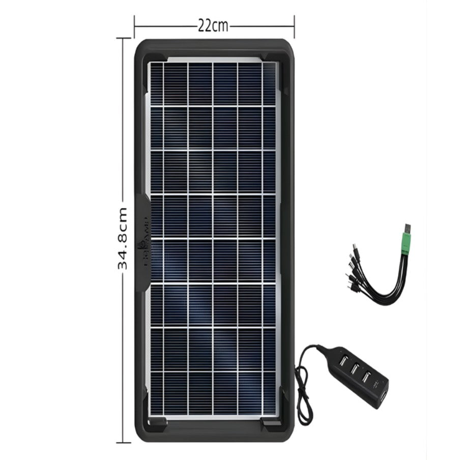 Panel Solar CL0912 Portátil Ideal Apagones Viajes