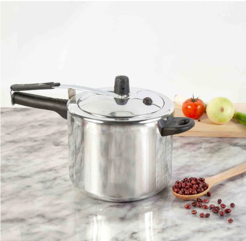 Olla a Presión Multifuncional de Aluminio para Cocción Rápida y Segura