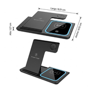 Cargador Inalambrico Para Iphone Apple Watch Y Airpods