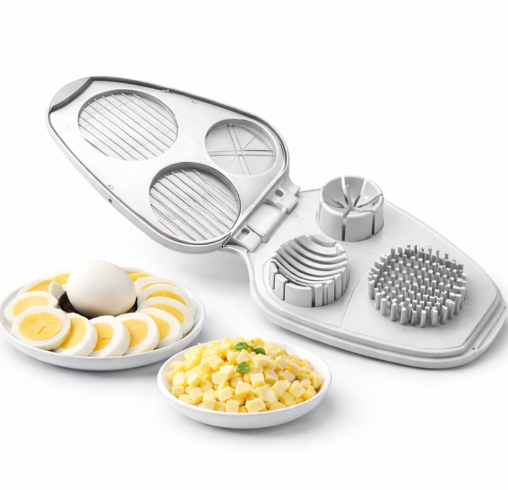 "Cortador De Huevos Y Frutas Multifuncional 3 En 1 Cocina "