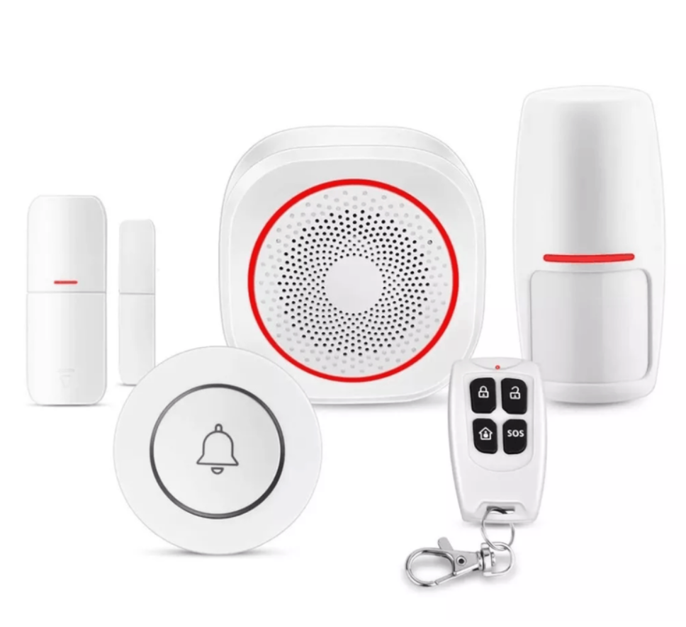 Alarma Wifi Inteligente Alexa Sensor De Puertas Y Ventanas