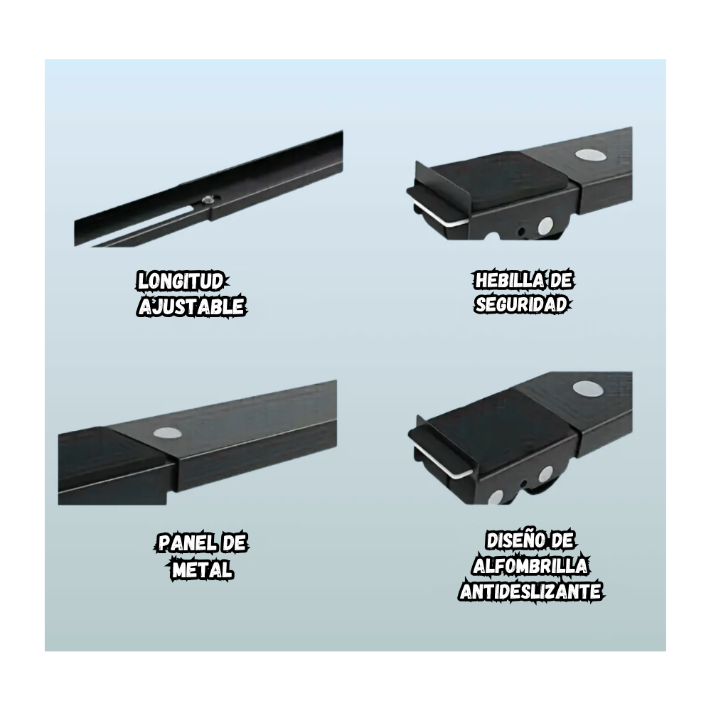 Base deslizante ajustable con freno para mover electrodomesticos pesados