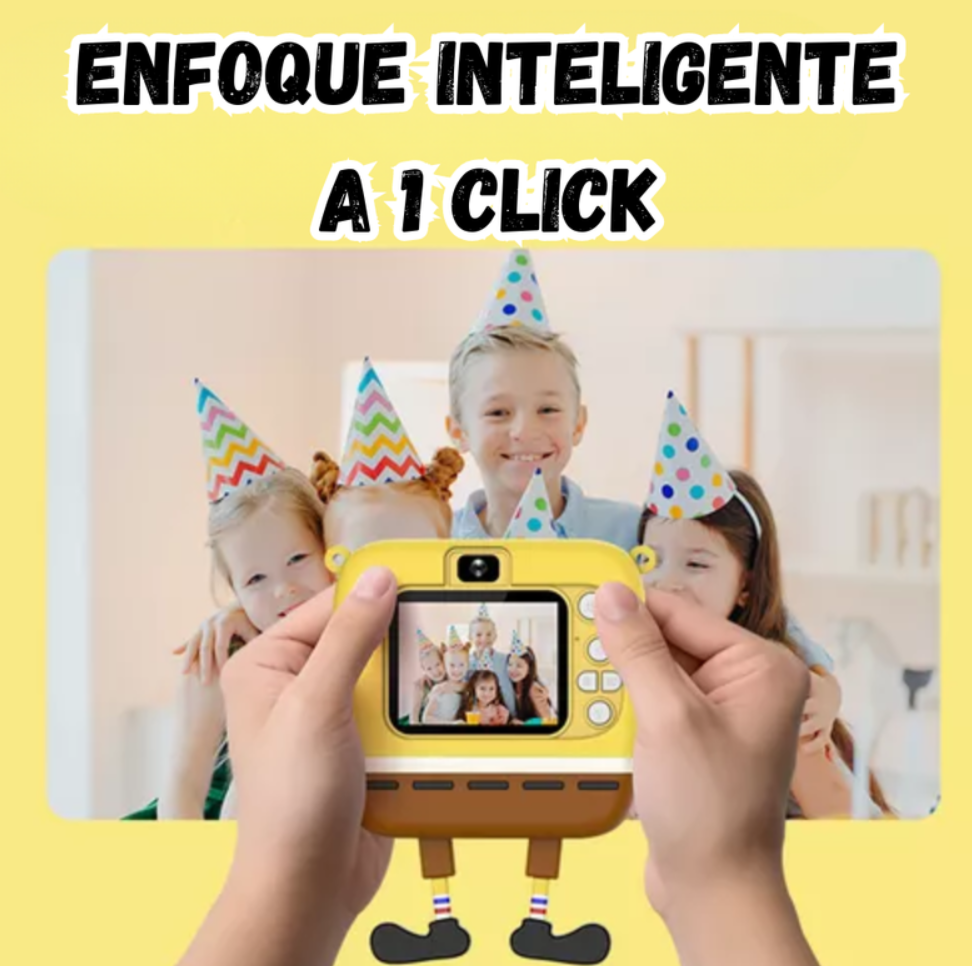 Camara Digital Para Niños Diseño Bob Esponja Amarillo Y Rosa