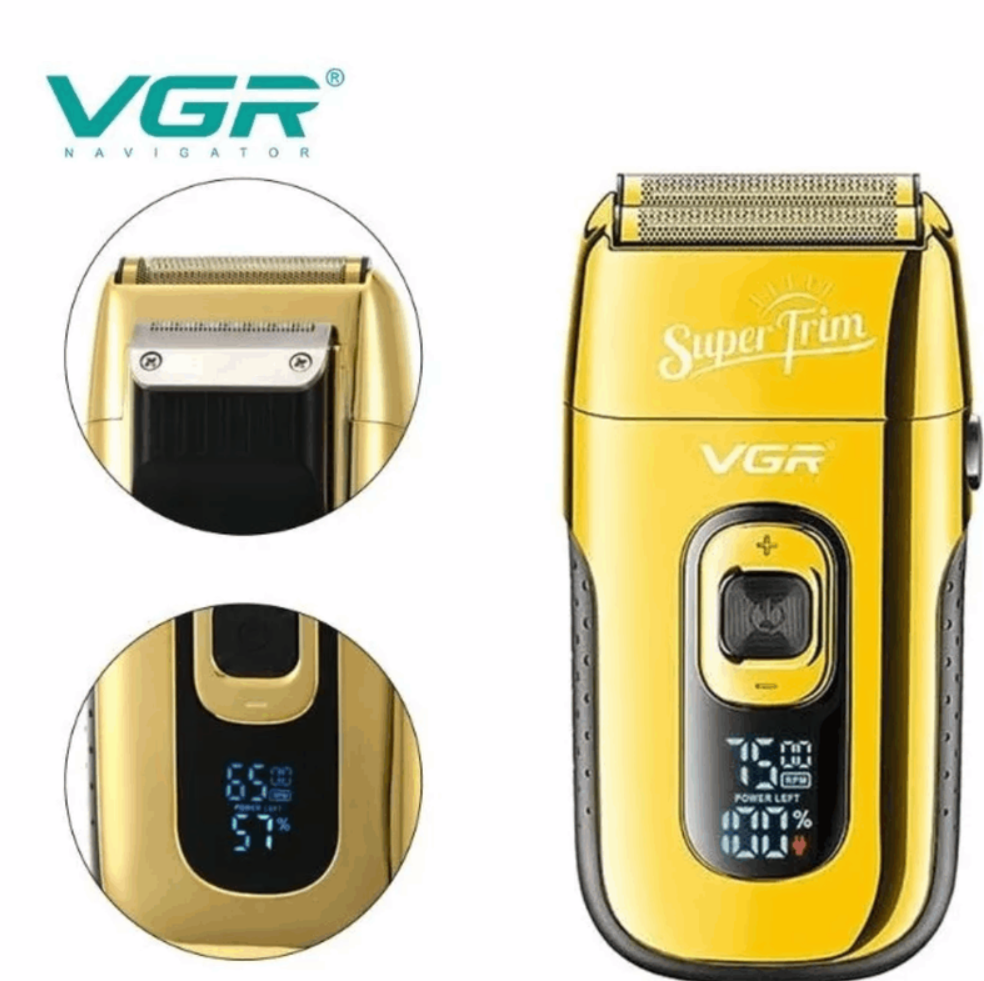 Máquina De Afeitar Shaver Rasuradora Super Trim Vgr V-332