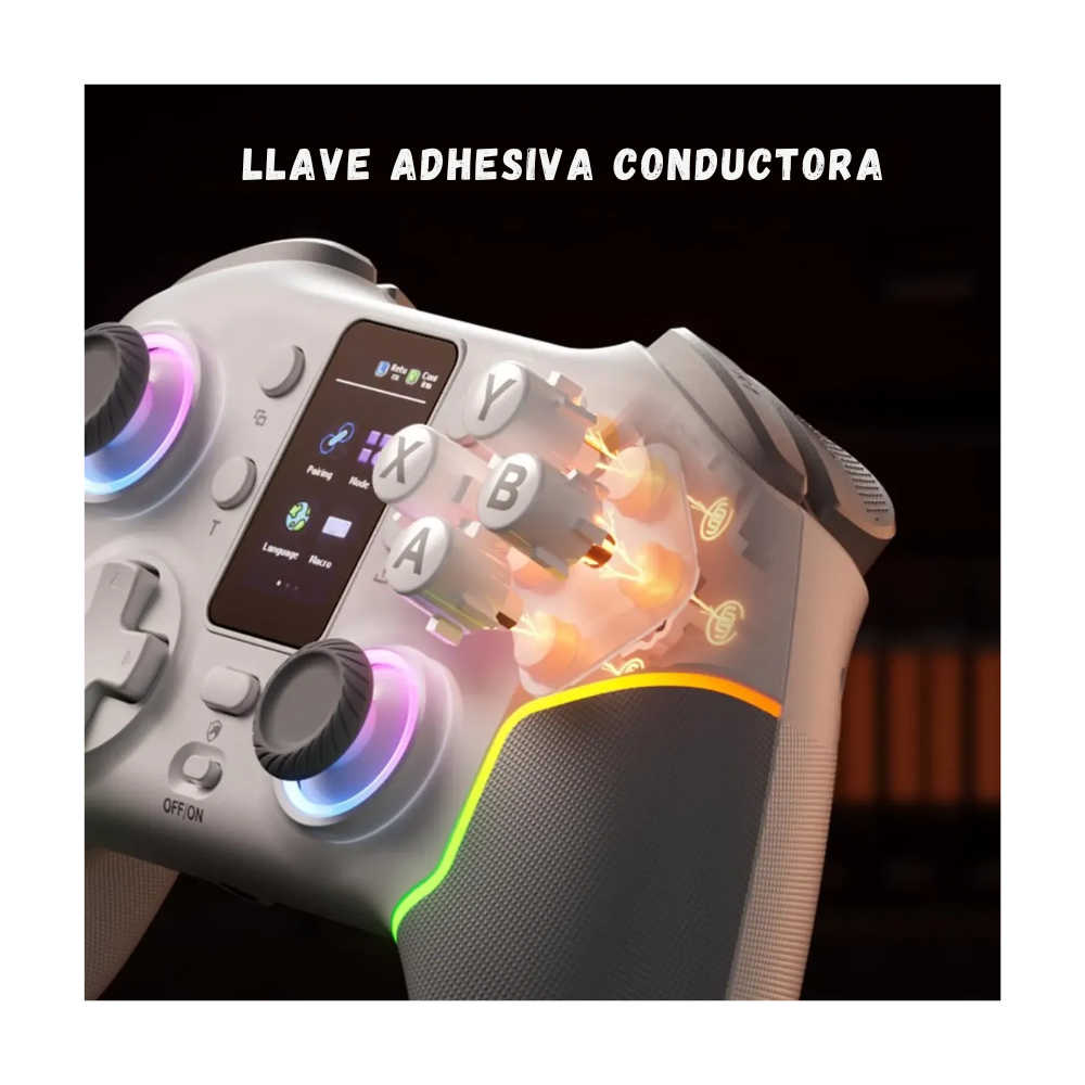 Control Gamer Bluetooth Rgb EchtPower Hall Perfect+ Receptor