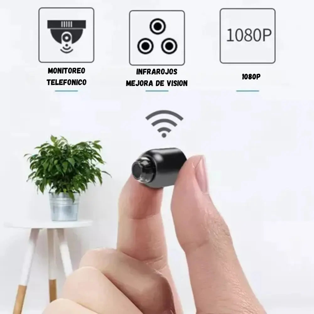 Mini Camara Espia X5 Full Hd Wi-fi Vision Nocturna Infrarojo