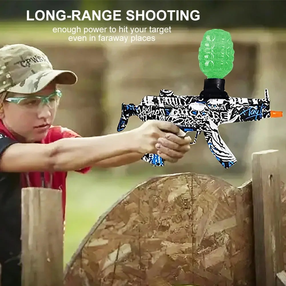 Pistola De Hidrogel Dispara Balas De Neon Ar-15 Ráfaga