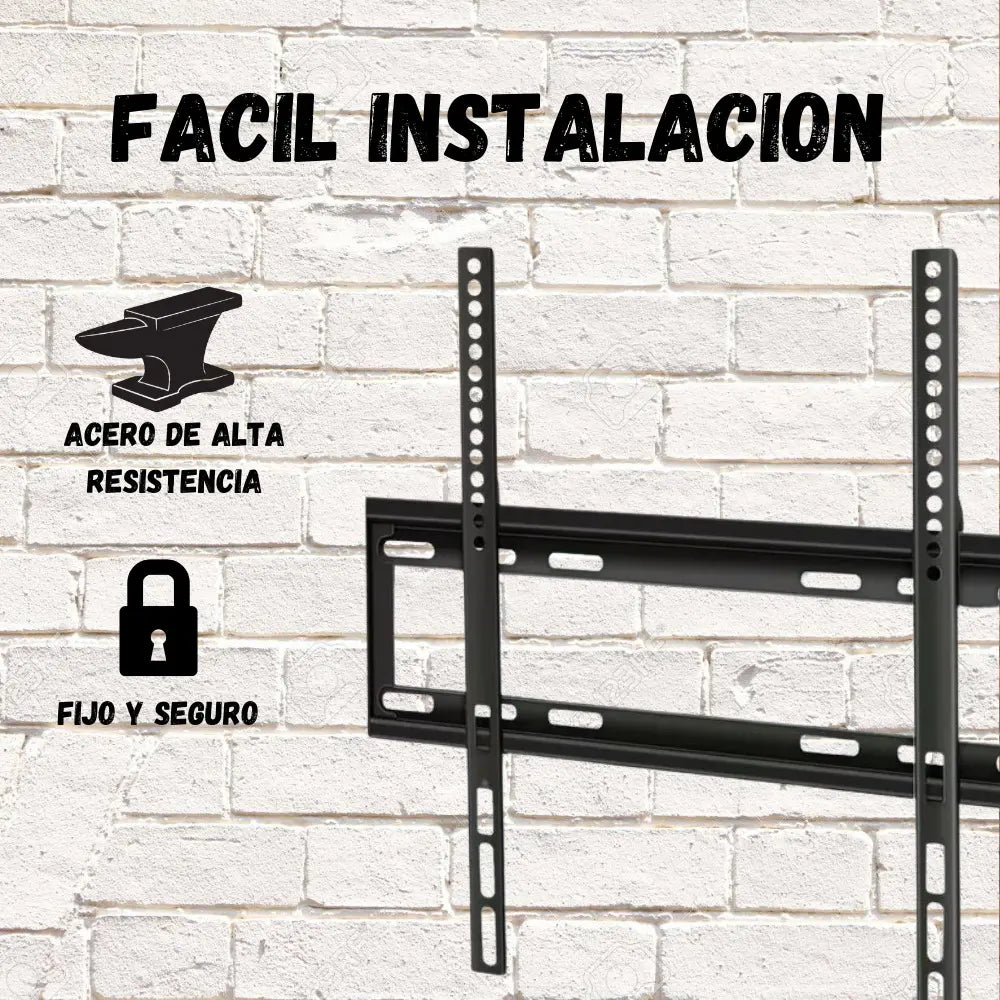 Soporte De Pared Para Tv 26 - 63 Mt-146 Color Negro