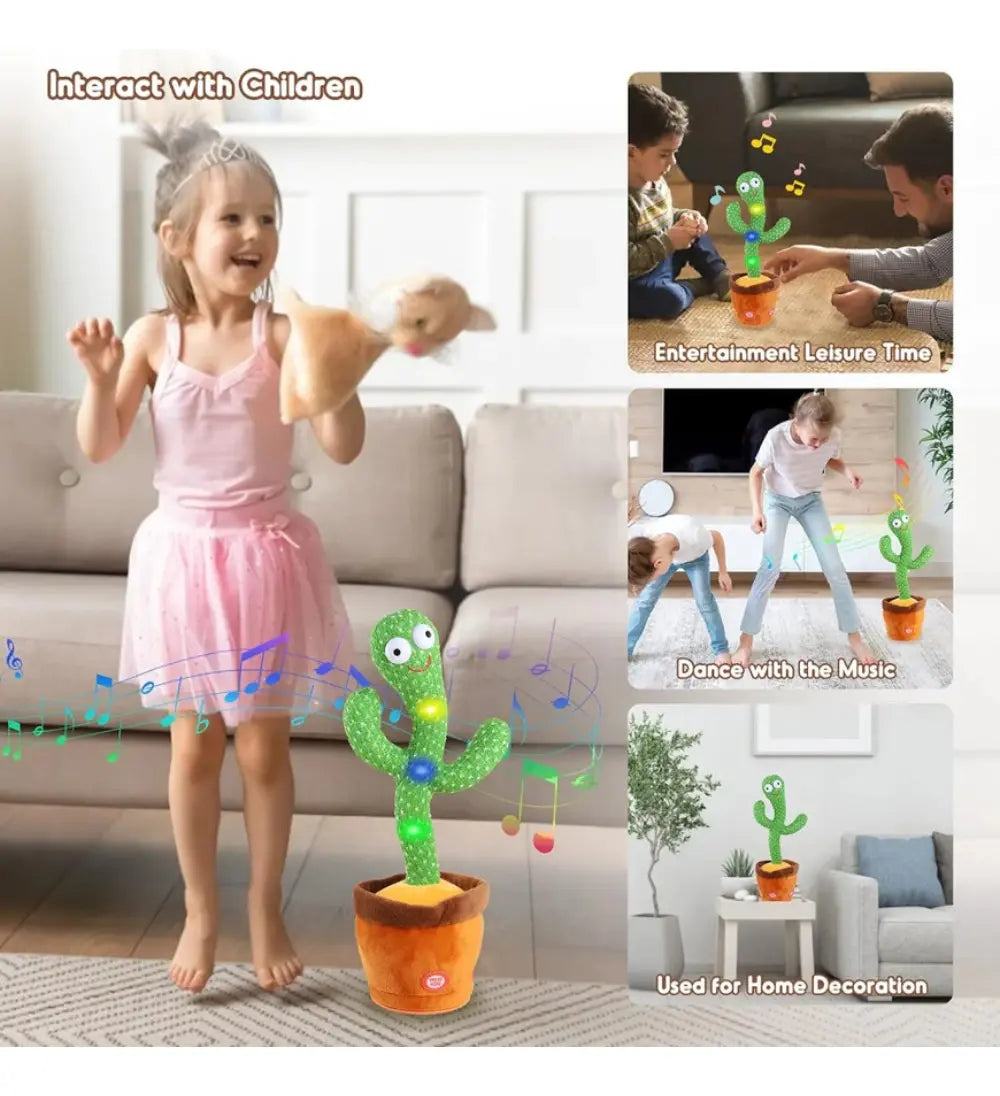 Cactus Bailarín Imita Voces Con Canciones Incluidas