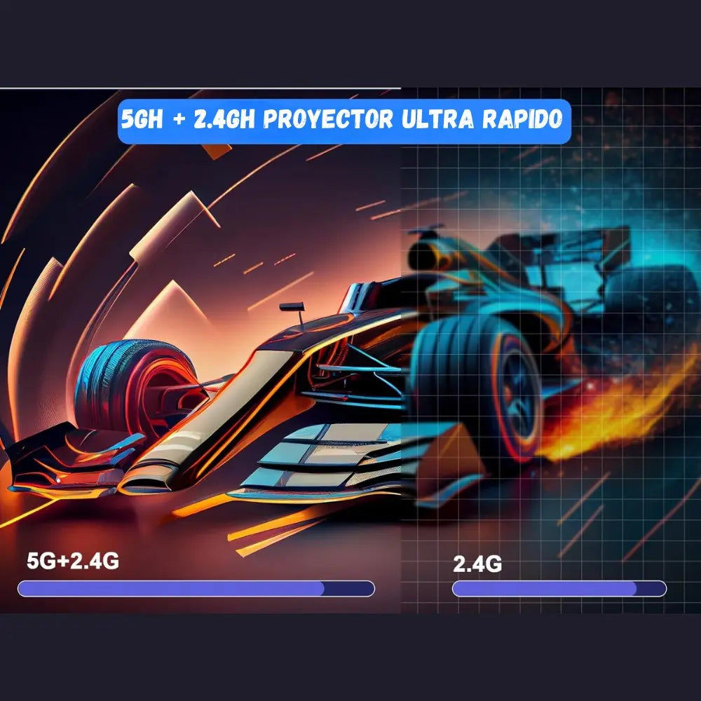 Proyector Smart 4k Hy300 Hd Wifi Bluetooth 1200LM Android 11