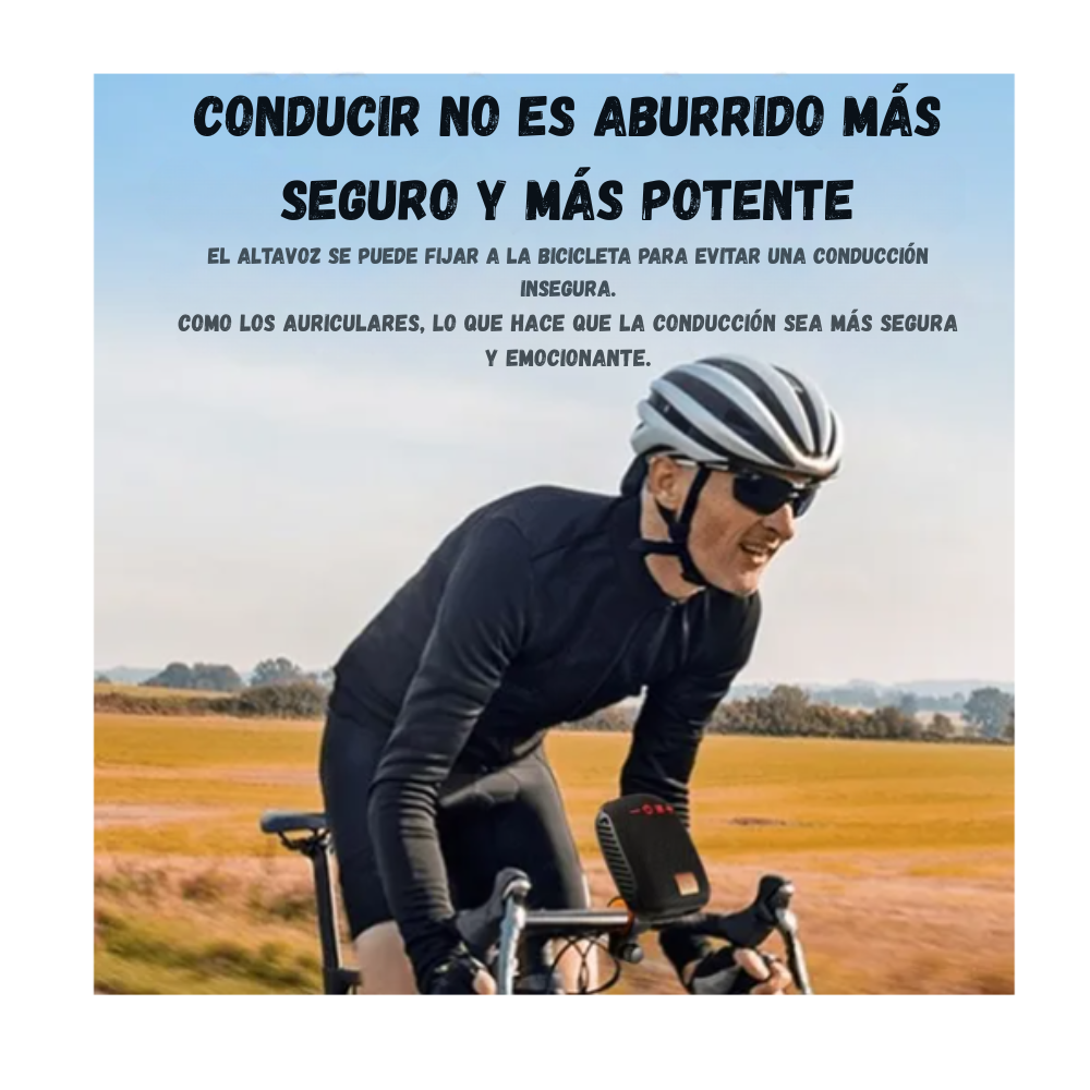 Parlante Altavoz Bluetooth Portátil Bicicleta Impermeable