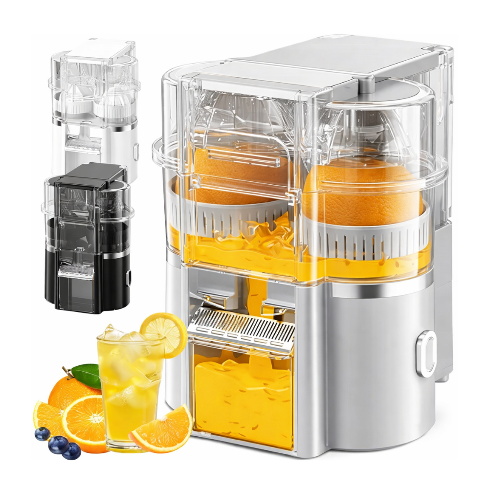Exprimidor De Naranjas Eléctrico Automático Extractor Doble