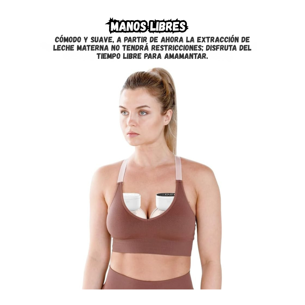 Extractor De Leche Eléctrico Recargable Manos Libres Portátil MY-376