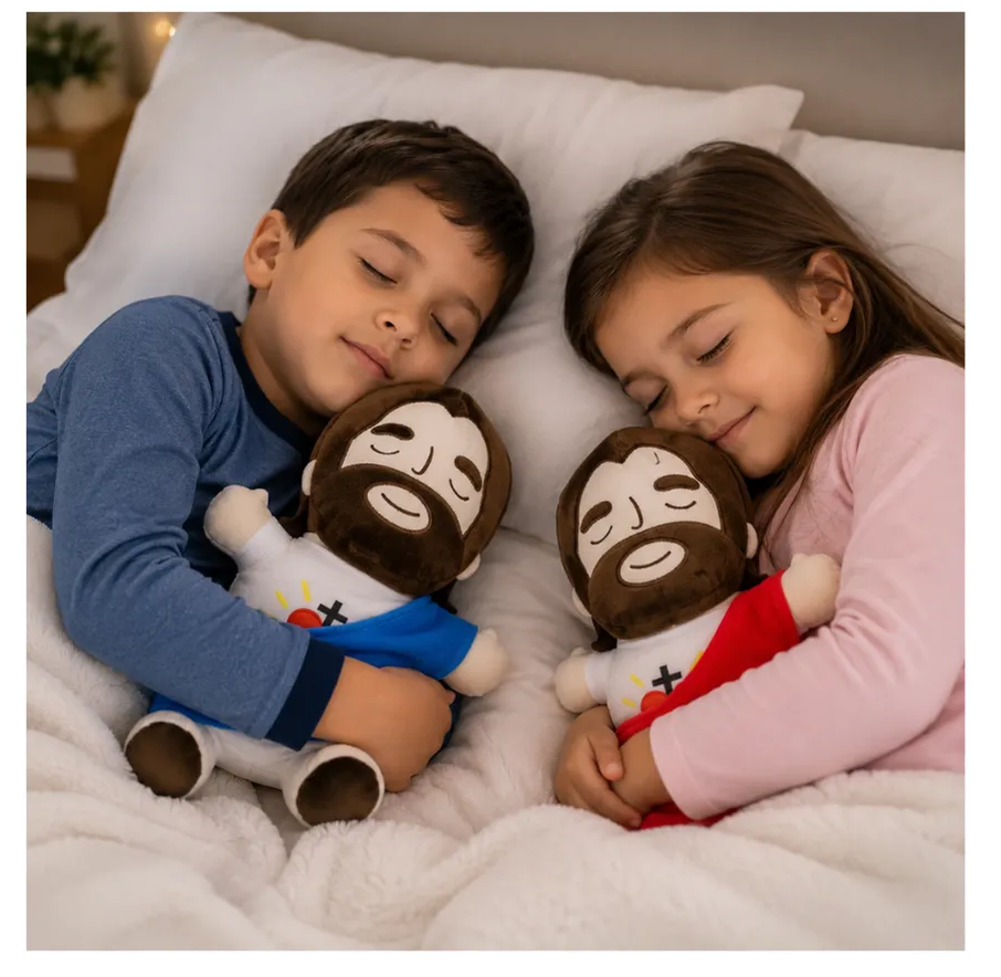 Peluche De Jesus Que Respira y Tranquiliza Con Musica y Luces