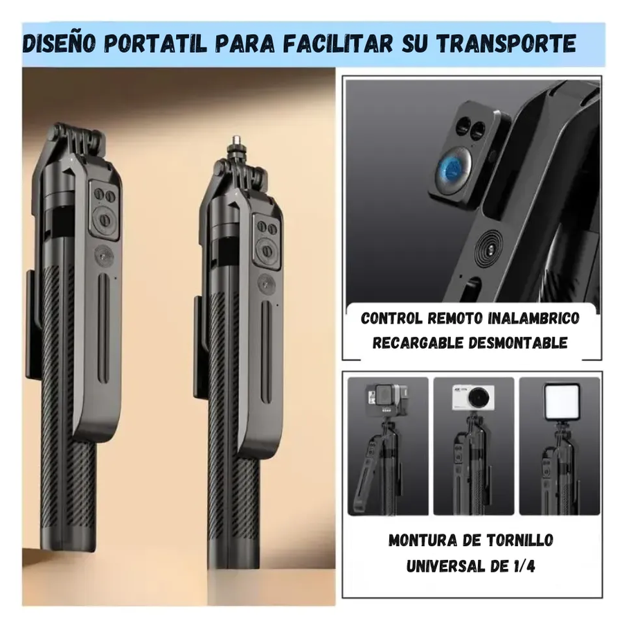 Trípode C12 IA Inteligente con Seguimiento Automático 360°