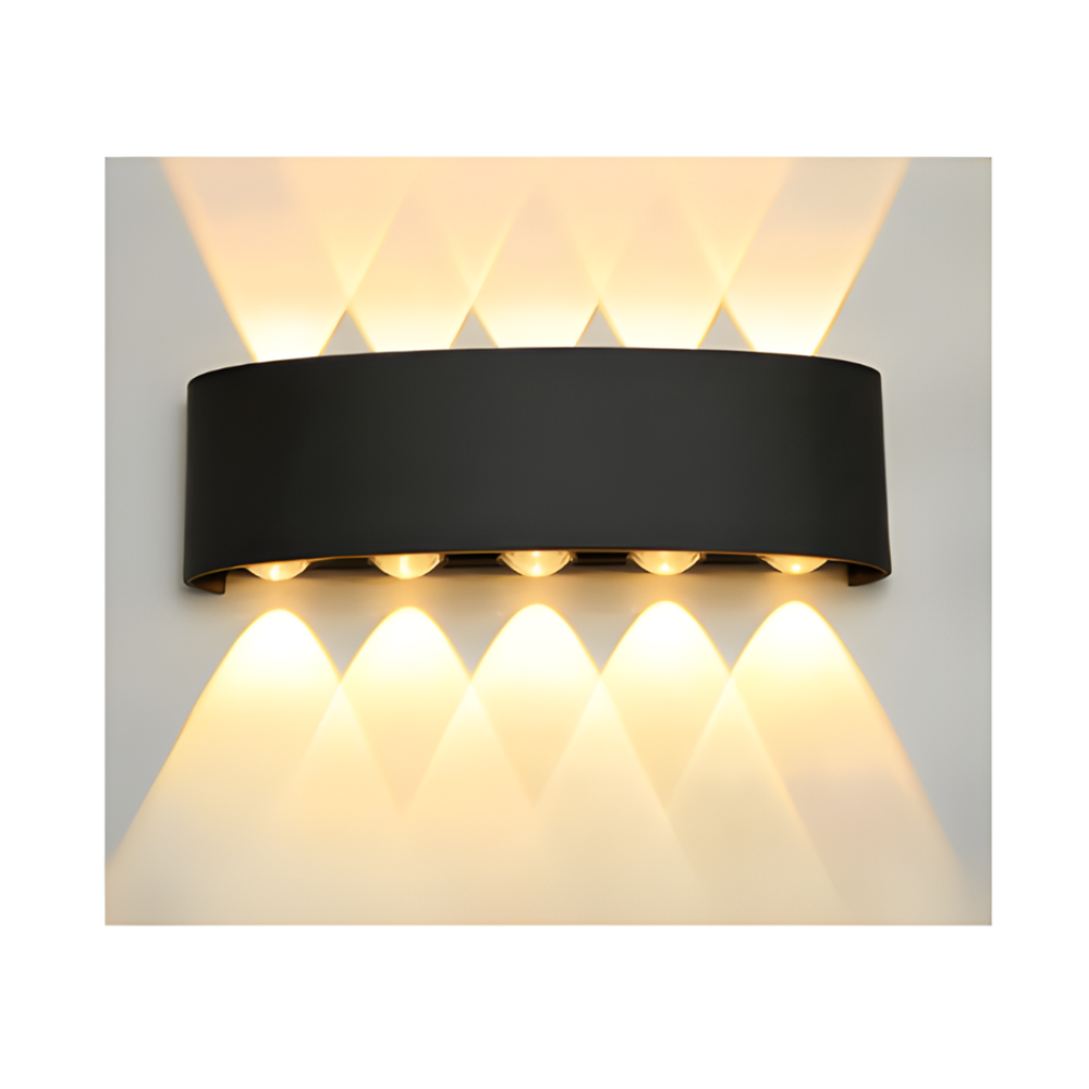 Lampara lujo para exteriores material cubierto en metal 10W
