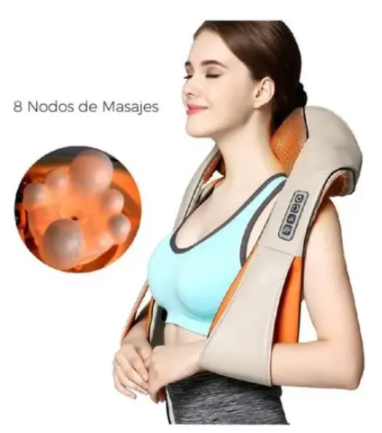 Masajeador Eléctrico-cervical Cuello Espalda Brazos Infrarro