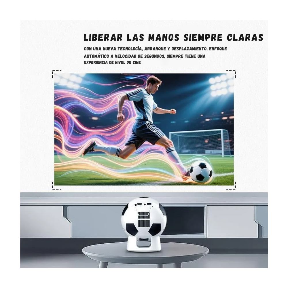 Proyector Tematico De Balon Wifi Portatil HD 720P