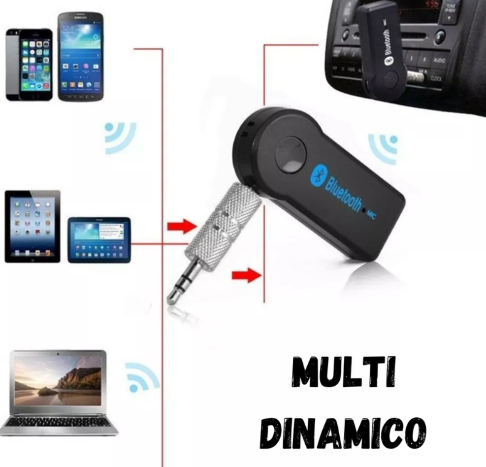 Transmisor Bluetooth Carro Adaptador Convertidor + Microfono