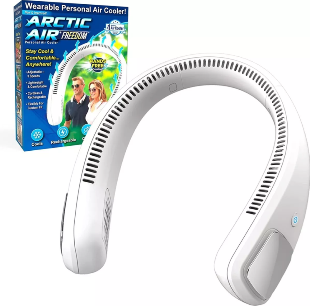Ventilador de cuello Personal Portatil Recargable 3 Velocidades