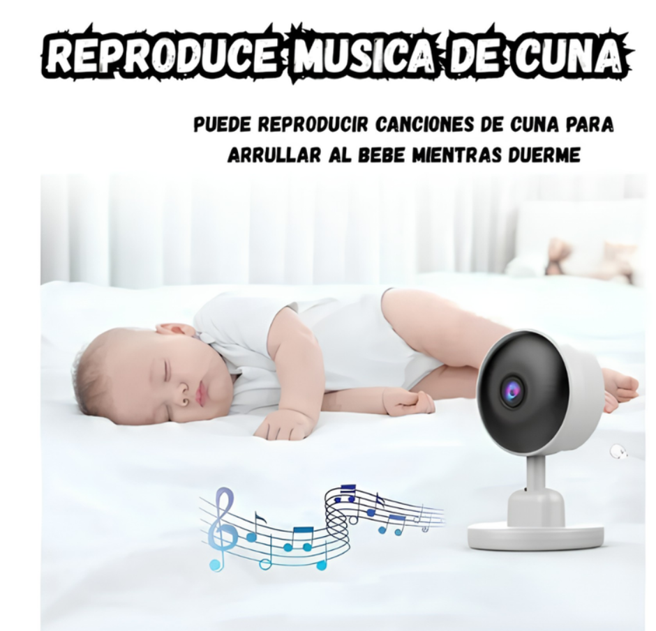 Monitor para Bebés Nuvitecno C3 con Visión Nocturna y Audio Bidireccional