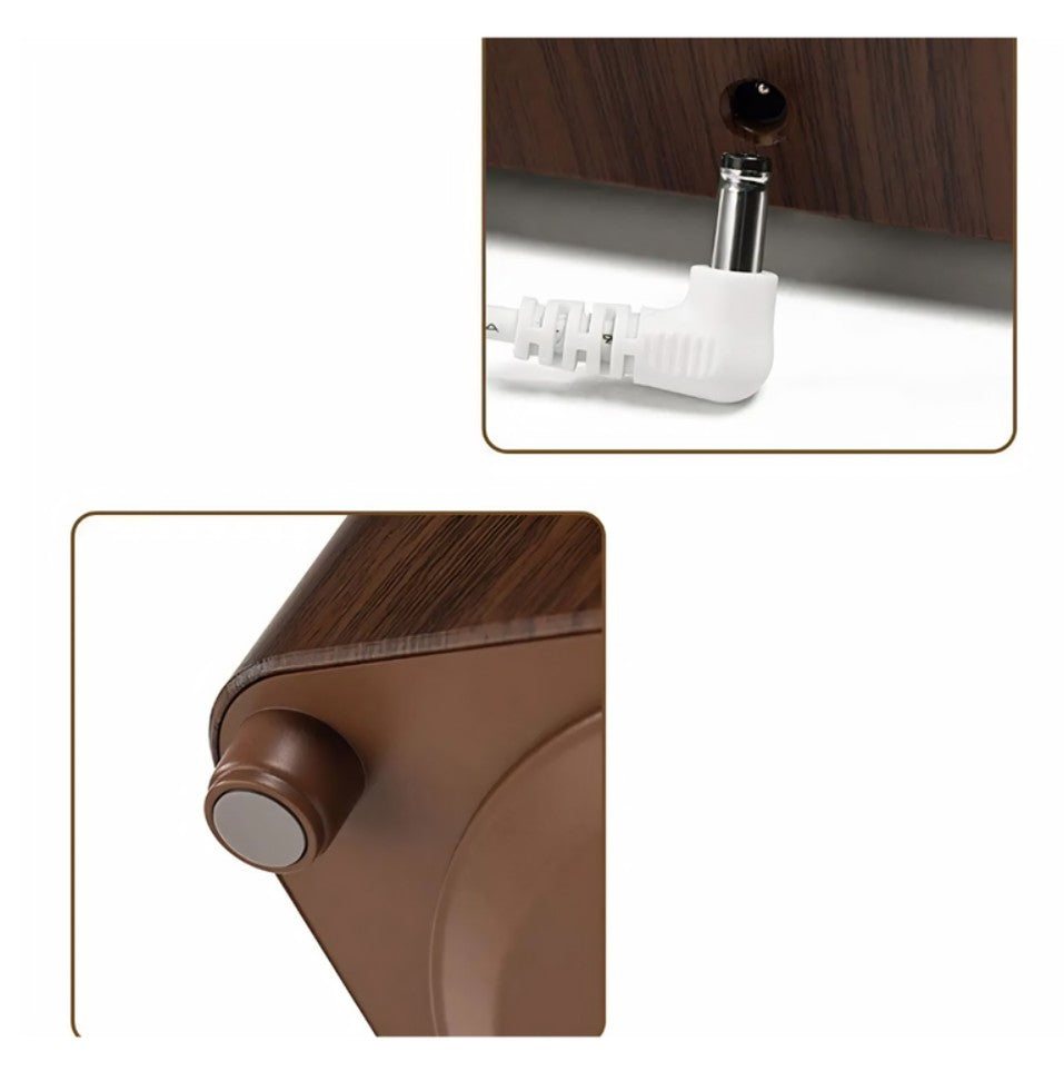 Humidificador Difusor Tocadiscos Lluvia Mas Esencia