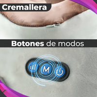 Almohada Masajeadora Cervical Cuello Viaje Recargable Calor Blanco 5v