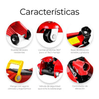 Gato Hidráulico 2 Toneladas Para Auto Tipo Carro Resistente