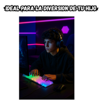 Teclado Mecánico RGB Transparente T20 – Diseño Gamer Profesional