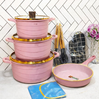 Set Juego De Ollas Con Utensilios De Cocina Multiusos 15 Piezas
