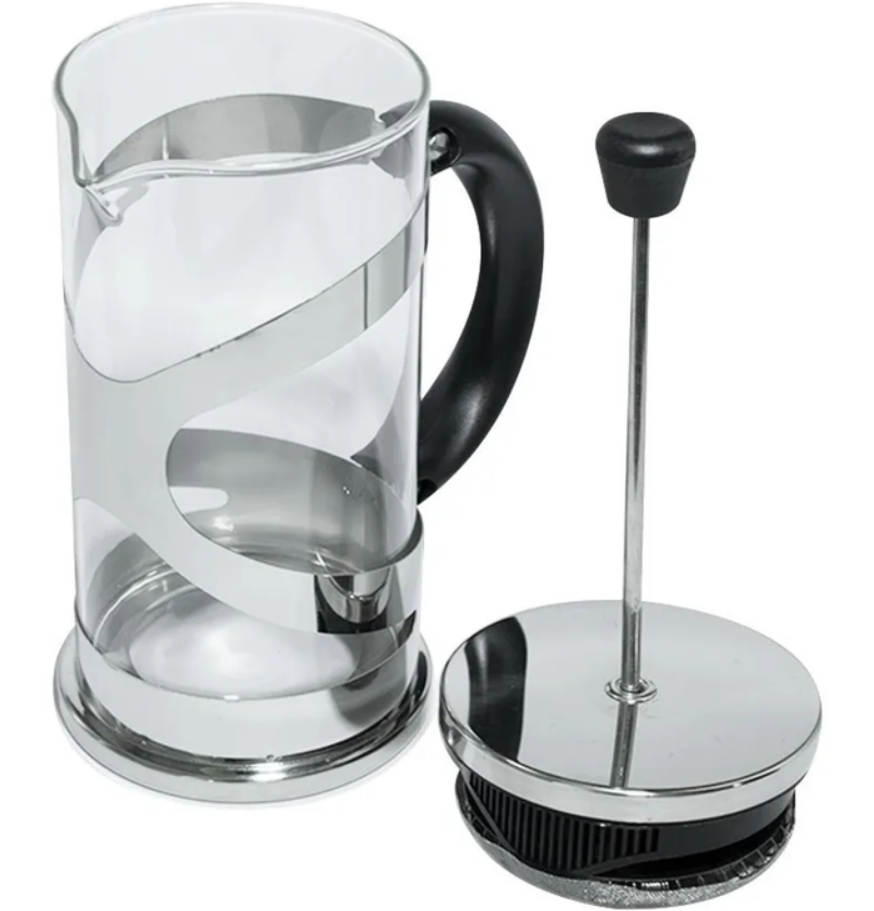 Cafetera Prensa Francesa De Lujo Vidrio 350 ML Con Filtro