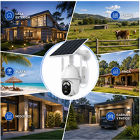 Camara Vigilancia Autonoma Solar 4g - App Ubox Color Blanco