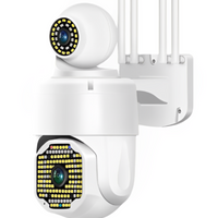 Cámara De Seguridad 2 Lentes Roboticos 360° 4 Antenas 3mp Ip