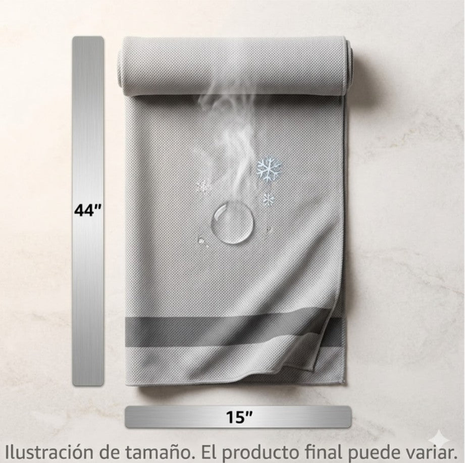 Toalla Enfriamiento Instantáneo Pack x4 Gym Deporte