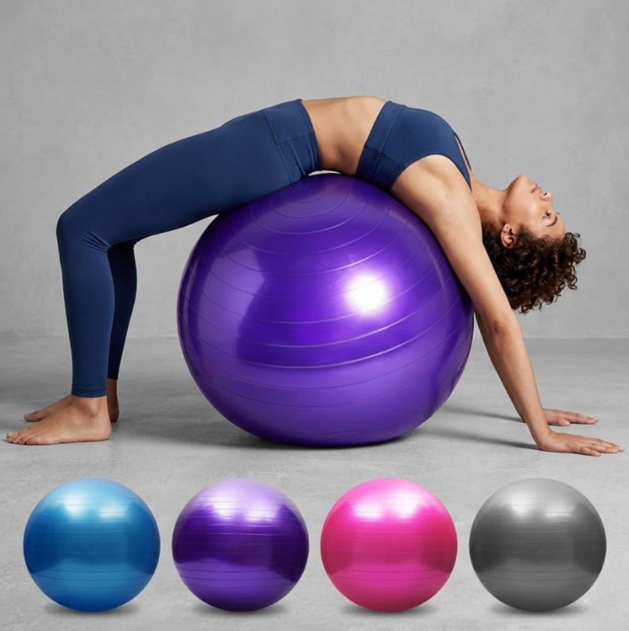 Pelota De Yoga Pilates Gimnasia 75 Cm Profesional Reforzada