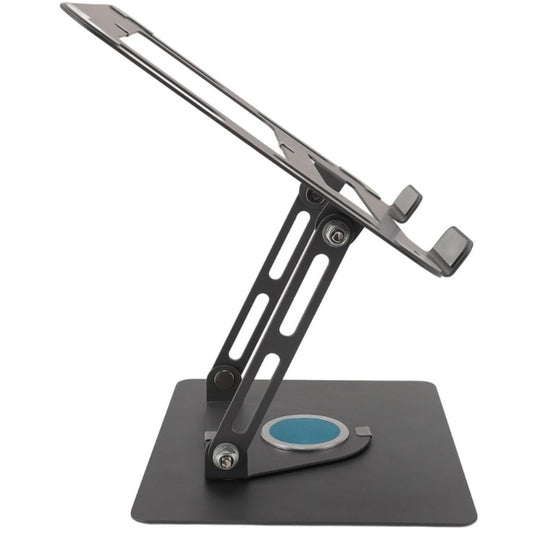 Soporte Laptop Ajustable Metal Base Antideslizante Tablet Gris Oscuro