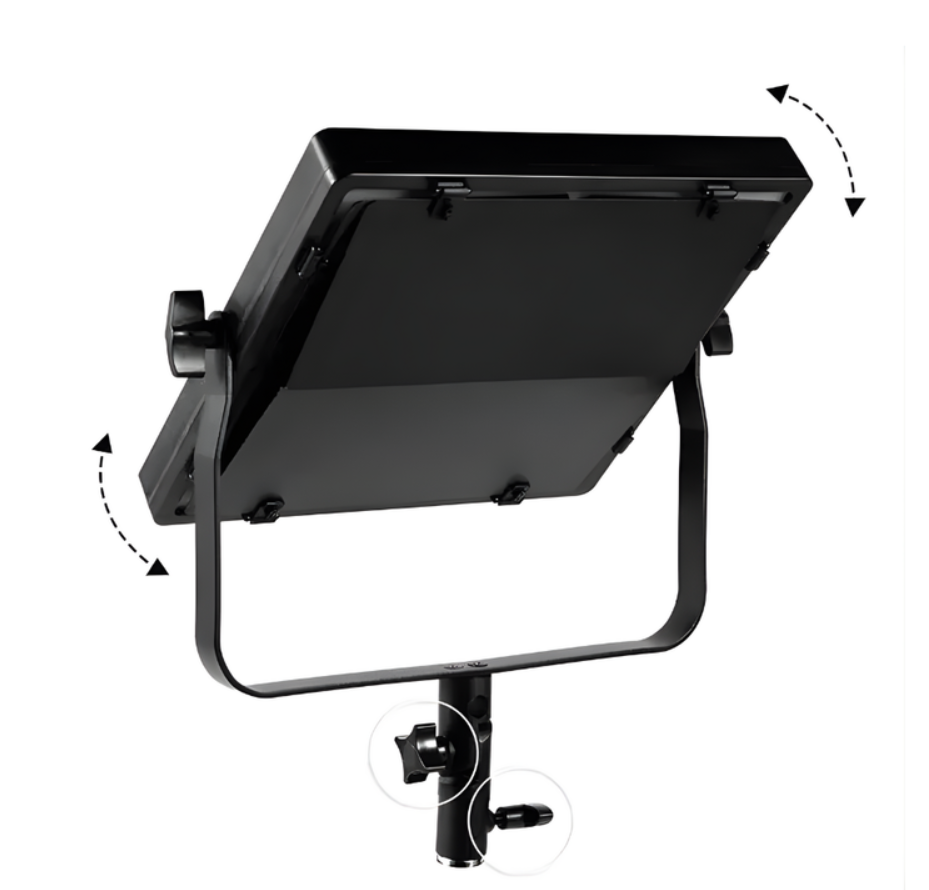 Panel Luz Led Para Estudio Profesional Rgb 660 Pro Mas Tripode 2M