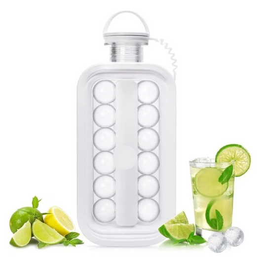 Mini Botella Hielera Plegable Multifuncional Portatil 2 en 1 X17