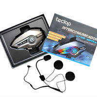 Intercomunicador Bluetooth Para Moto Y30 Max Iluminacion Rgb