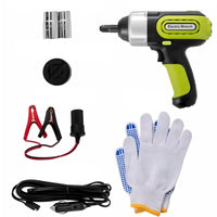 Kit Gato Eléctrico 5en1 Llave Impacto + Iniciador + Inflador