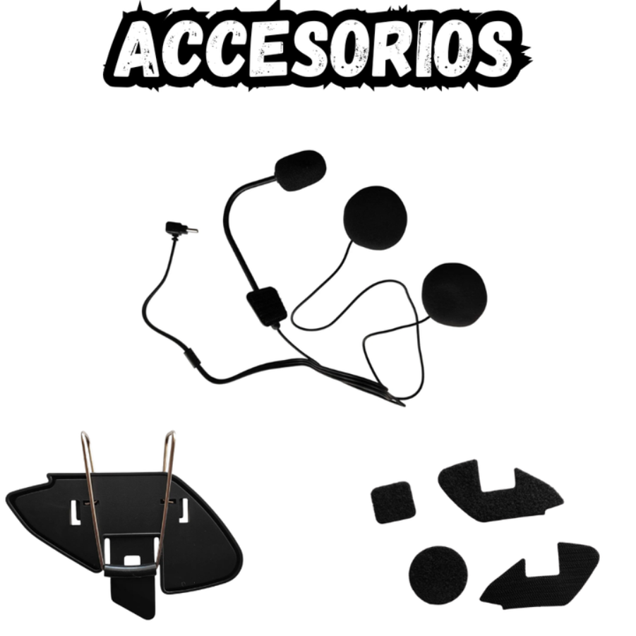 Intercomunicador Bluetooth Para Moto Y30 Max Iluminacion Rgb