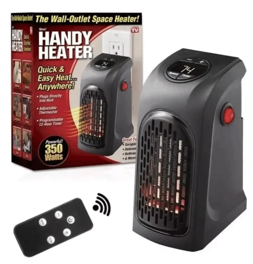 Calentador De Ambiente Portáti Handy Heater + Control Remoto